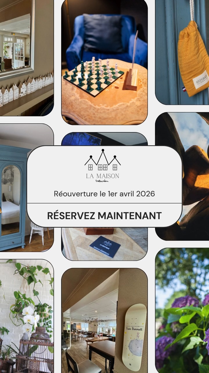 La Maison Trébeurden, en #Bretagne ouvrira ses portes le 1er avril 2026.
(Re)découvrez notre #hôtel dès le #weekend de #Pâques et profitez des #plages et de la douceur dela #cotedegranitrose.
Réservez en ligne sur notre site web : 🔗 www.lamaisontrebeurden.fr

#escapadebretonne #detente #mer #trébeurden #bretagnetourisme
