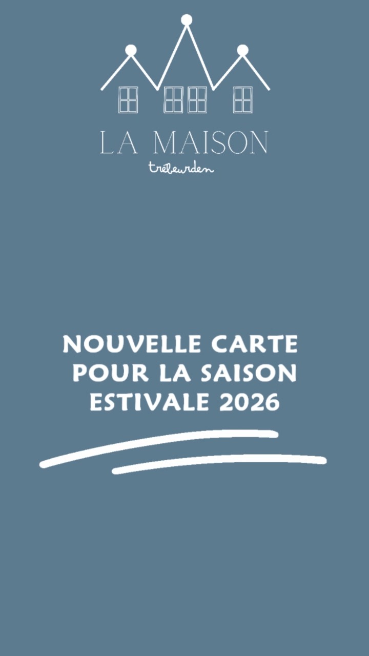 Le restaurant de "La Maison Trébeurden" vous attend à partir du 07 avril 2026.
Découvrez notre nouvelles carte, toujours à base de produit frais, locaux et de saison !
Une nouvelle carte des vins, une nouvelle décoration .... Réservez en ligne sur notre site internet : urlr.me/WaZBe6

#restaurant #bretagne #cotedegranitrose #cotedegranitrosetourisme #marquebretagne