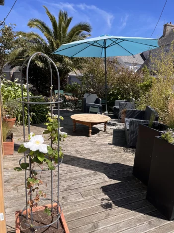 la terrasse de La Maison Trébeurden