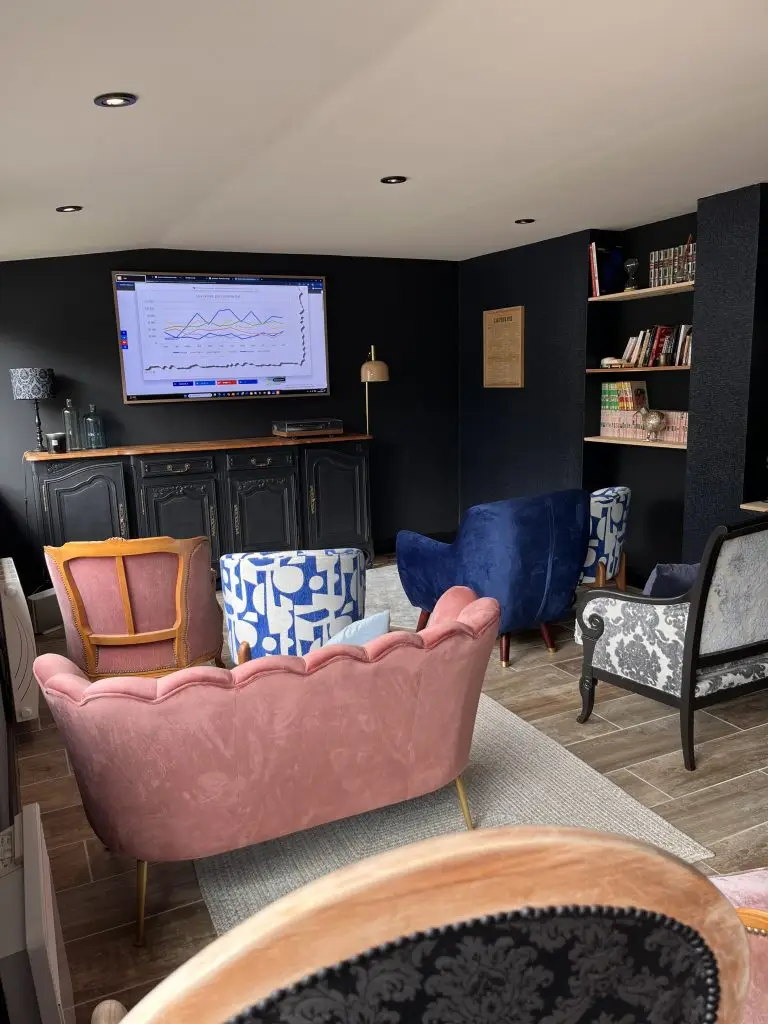 le salon en style théâtre 2