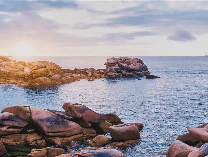 Côte de granit rose Trégastel en Bretagne