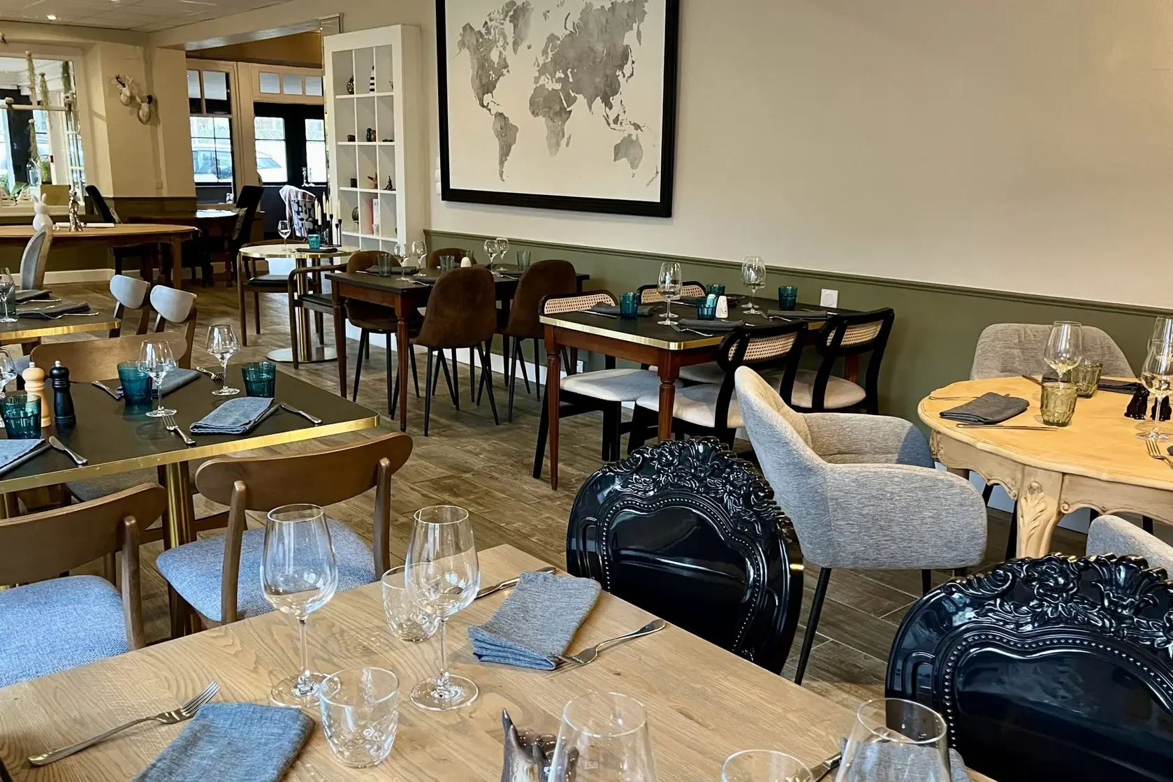 La Salle de restaurant de La Maison Trébeurden