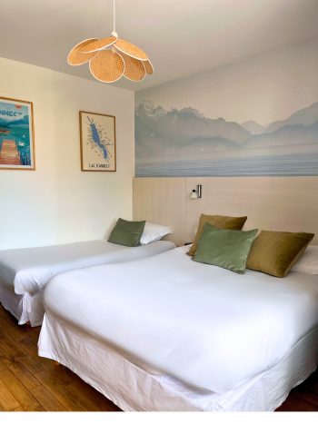 Chambre hotel Trébeurden , triple.